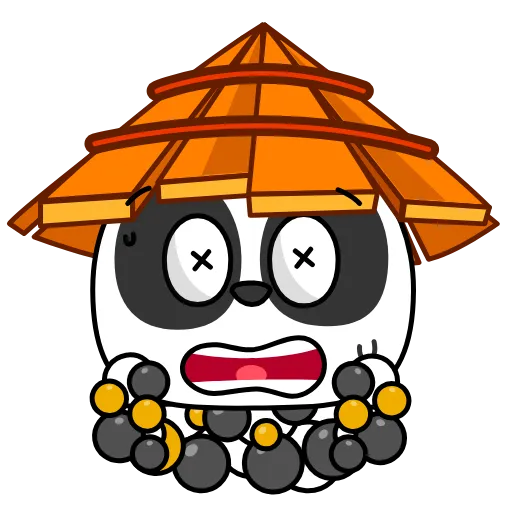 😣 Стикер «Panda Warrior» для Telegram