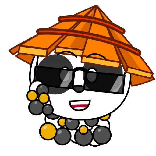 Стикерпак Panda Warrior для Telegram — скачать