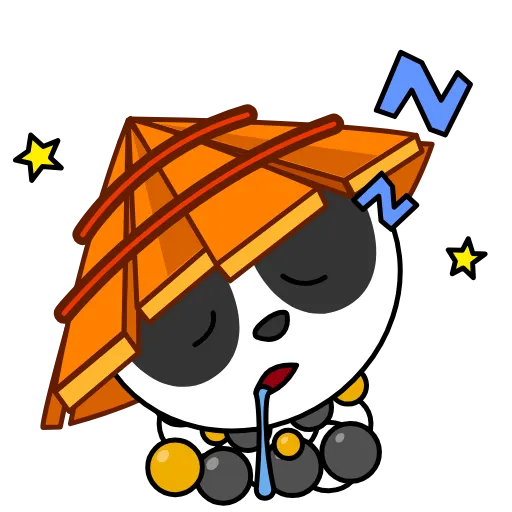 😴 Стикер «Panda Warrior» для Telegram