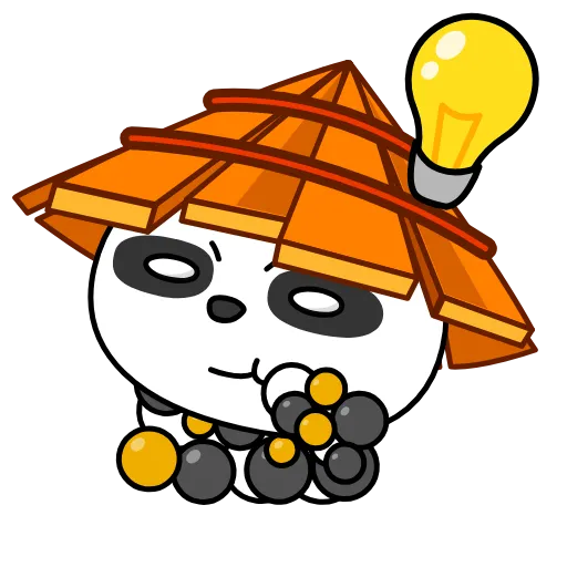 🤔 Стикер «Panda Warrior» для Telegram