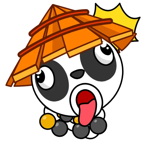 🫨 Стикер «Panda Warrior» для Telegram