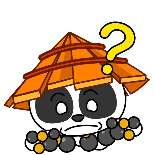 😮 Стикер «Panda Warrior» для Telegram