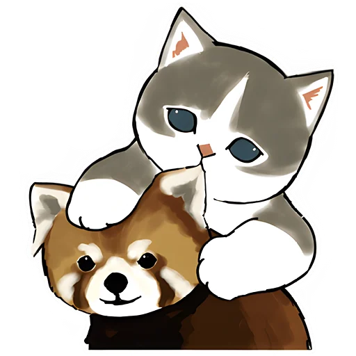 🤤 Стикер «Панда и Нян» для Telegram