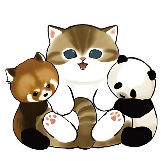 ☺️ Стикер «Панда и Нян» для Telegram