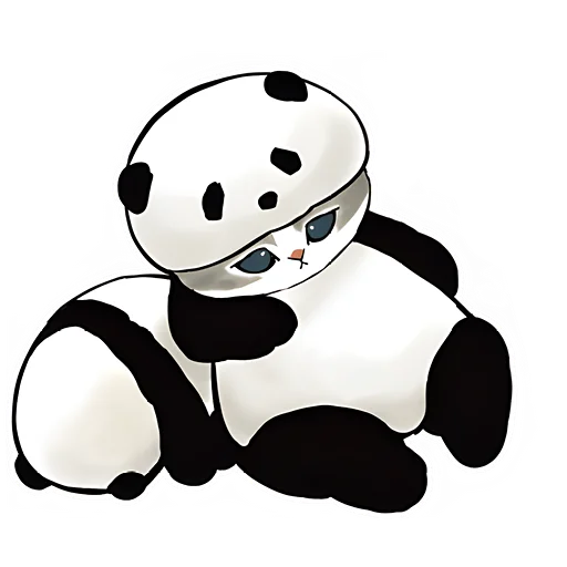 😕 Стикер «Панда и Нян» для Telegram