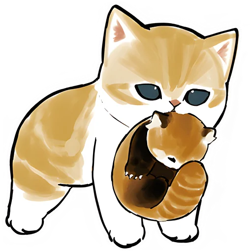 🥹 Стикер «Панда и Нян» для Telegram