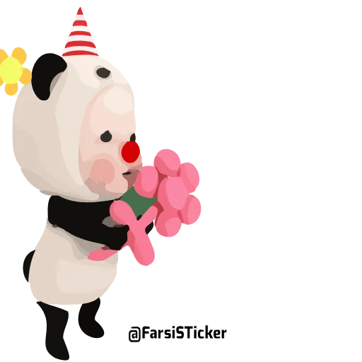 🤡 Стикер «pandaba» для Telegram
