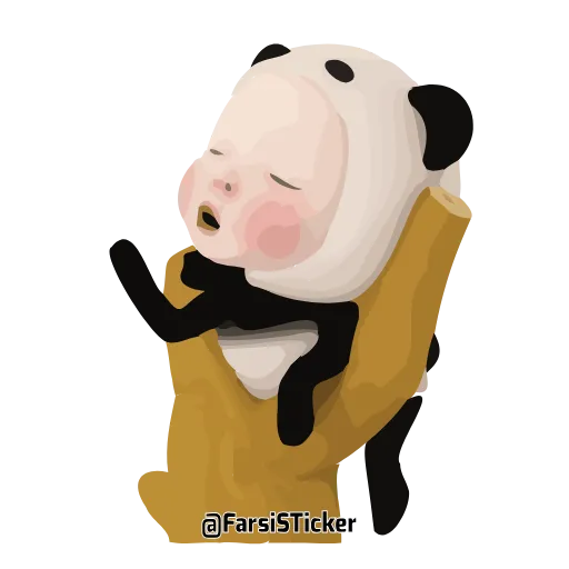 😣 Стикер «pandaba» для Telegram