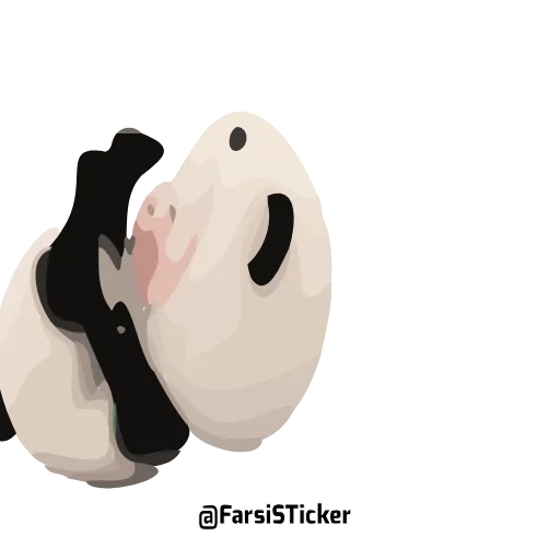 🥳 Стикер «pandaba» для Telegram