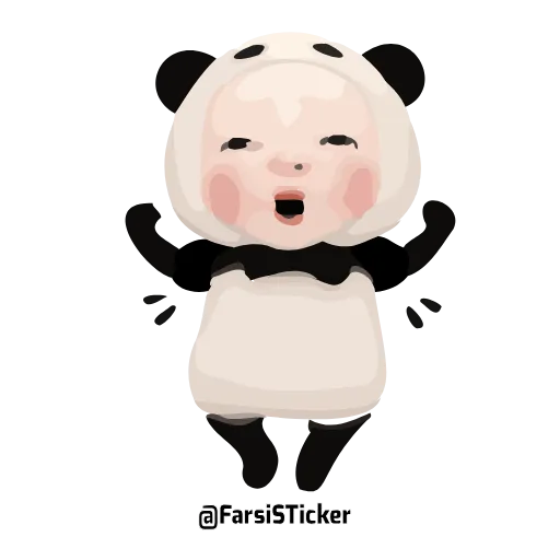 💪 Стикер «pandaba» для Telegram