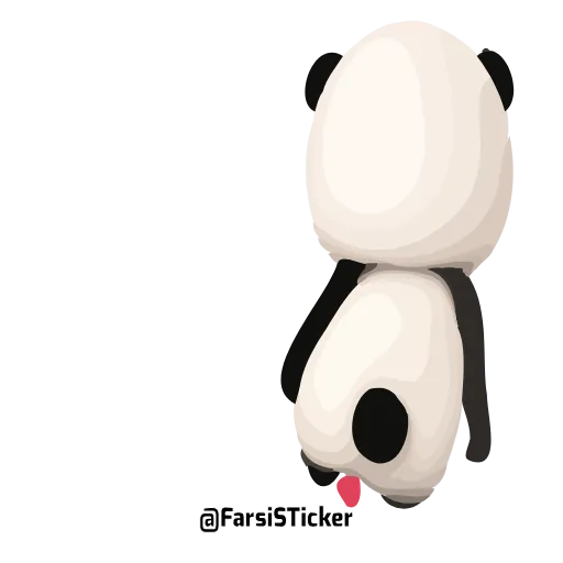 ❤️ Стикер «pandaba» для Telegram