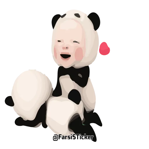 😍 Стикер «pandaba» для Telegram