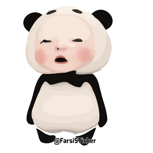 😩 Стикер «pandaba» для Telegram