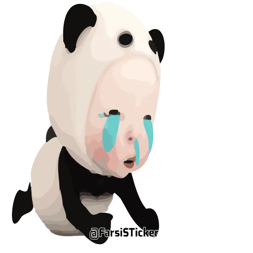 😭 Стикер «pandaba» для Telegram