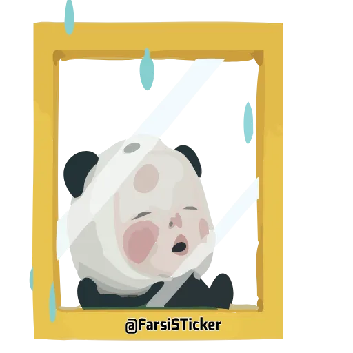 🌧 Стикер «pandaba» для Telegram