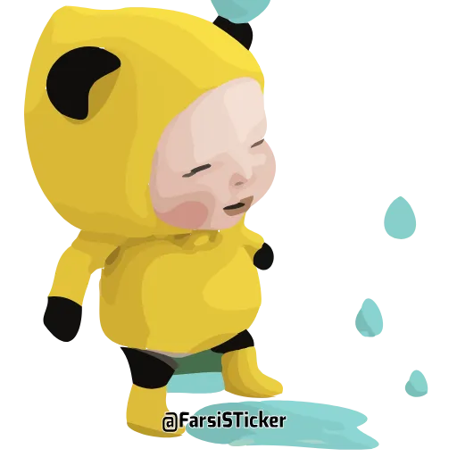 🌦 Стикер «pandaba» для Telegram
