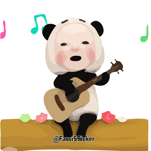 🎻 Стикер «pandaba» для Telegram