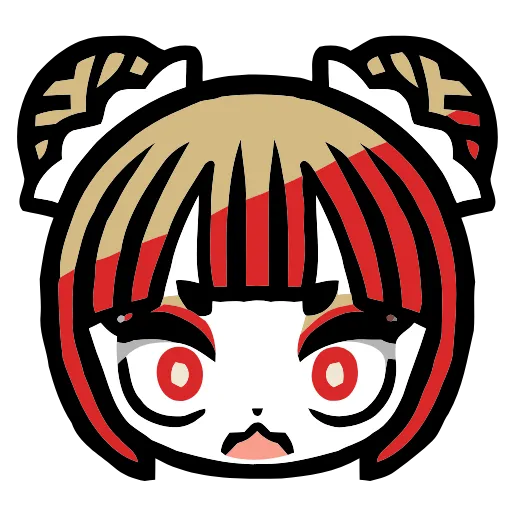 😦 Эмодзи «Panda Girl» для Telegram