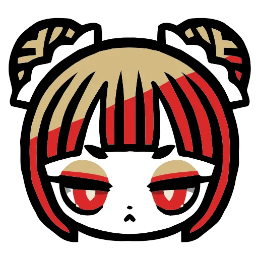 😐 Эмодзи «Panda Girl» для Telegram