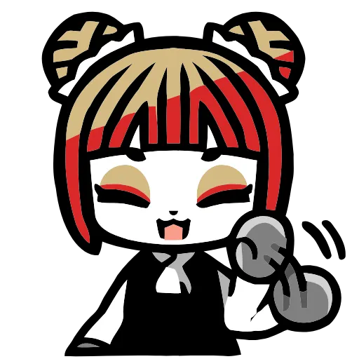 👋 Эмодзи «Panda Girl» для Telegram