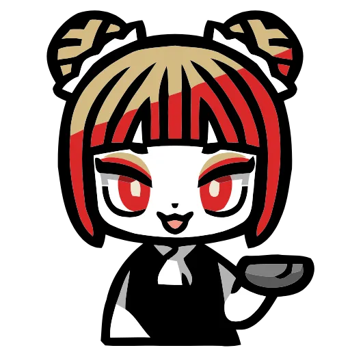 😃 Эмодзи «Panda Girl» для Telegram