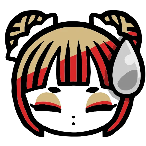 😓 Эмодзи «Panda Girl» для Telegram