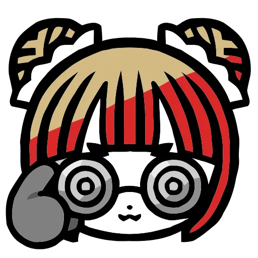 🤓 Эмодзи «Panda Girl» для Telegram