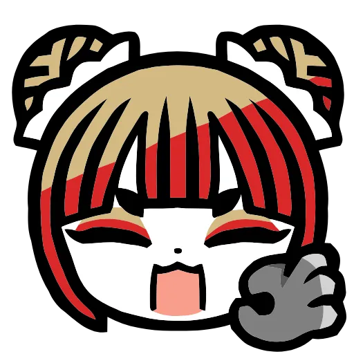 👌 Эмодзи «Panda Girl» для Telegram
