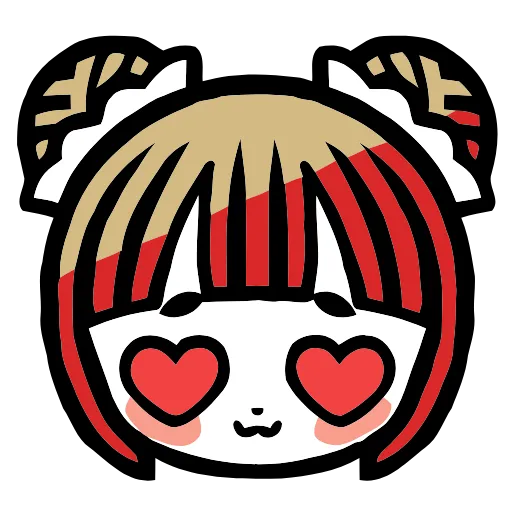 😍 Эмодзи «Panda Girl» для Telegram