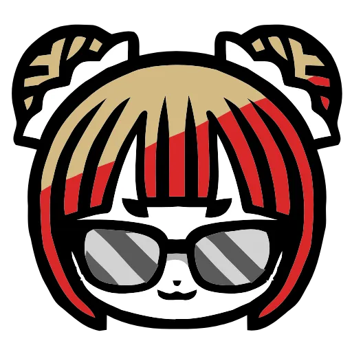 😎 Эмодзи «Panda Girl» для Telegram