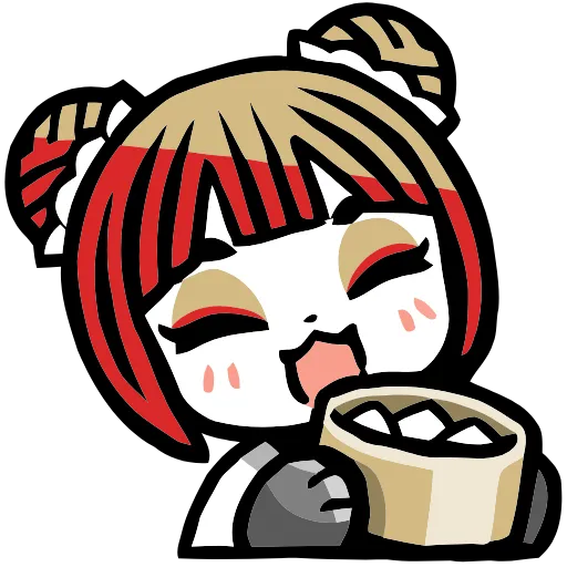 ☺️ Эмодзи «Panda Girl» для Telegram
