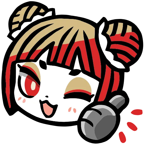 👍 Эмодзи «Panda Girl» для Telegram