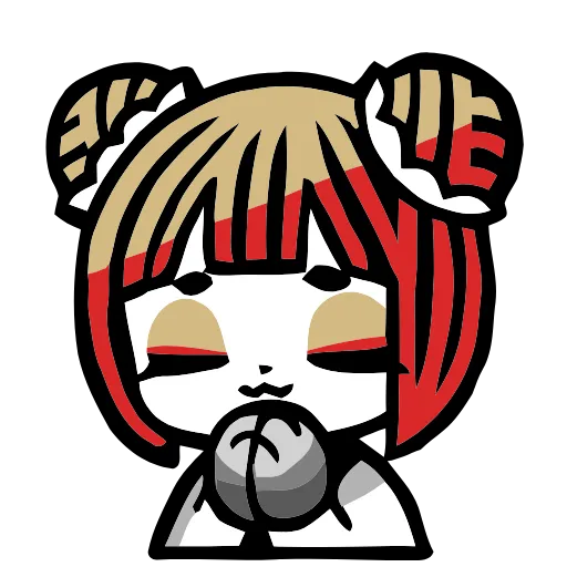 🙏 Эмодзи «Panda Girl» для Telegram
