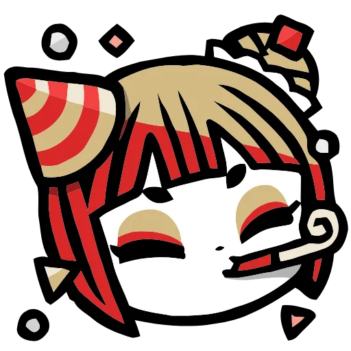 🥳 Эмодзи «Panda Girl» для Telegram