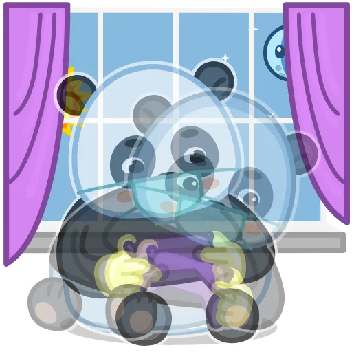 🎮 Стикер «Panda Emic» для Telegram