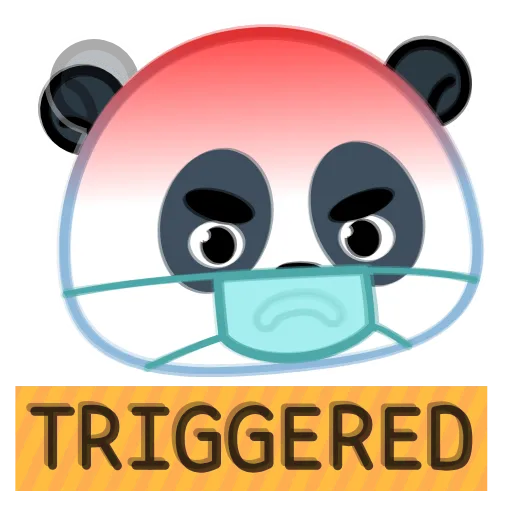 🤬 Стикер «Panda Emic» для Telegram