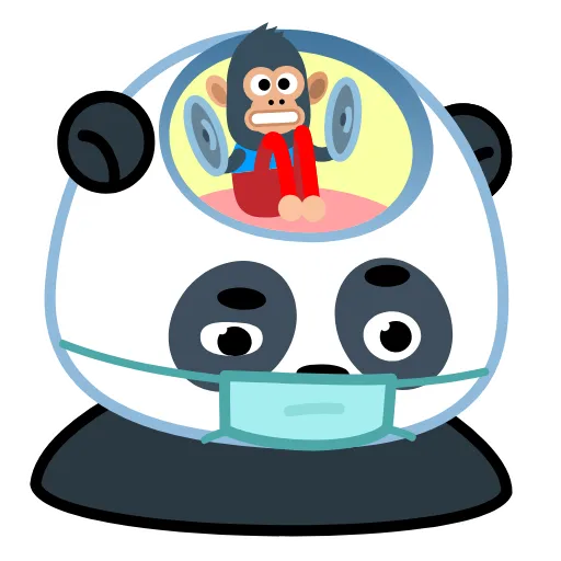 🤨 Стикер «Panda Emic» для Telegram