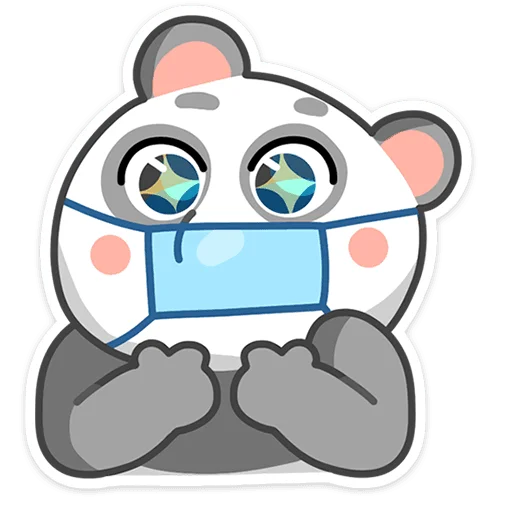 😍 Стикер «Панда Мия» для Telegram