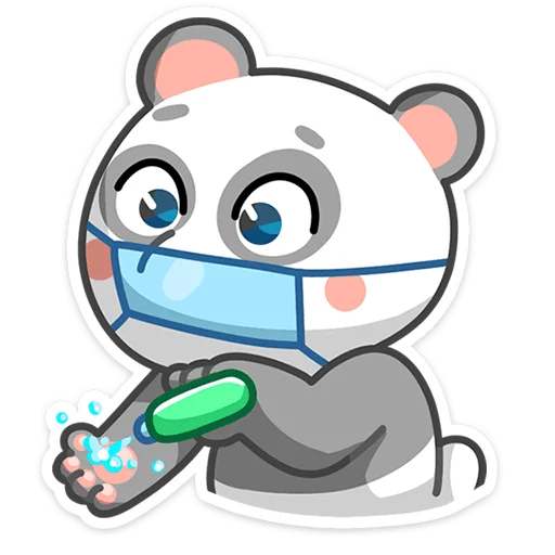 🧼 Стикер «Панда Мия» для Telegram