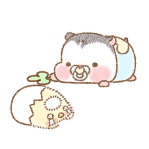 ❤️ Стикер «Panda Mouse» для Telegram