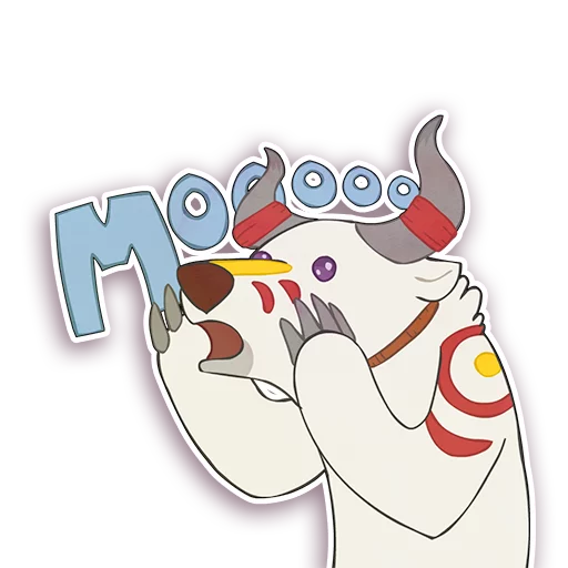 🐮 Стикер «PandaroohooDerp» для Telegram