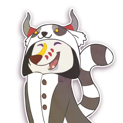 🐵 Стикер «PandaroohooDerp» для Telegram
