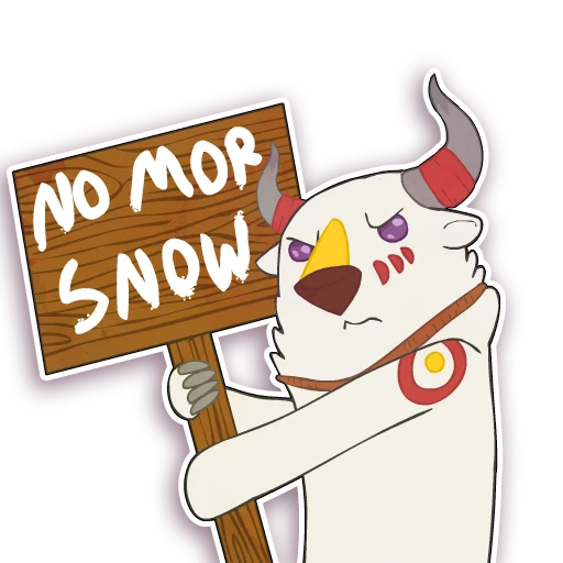 ❄ Стикер «PandaroohooDerp» для Telegram