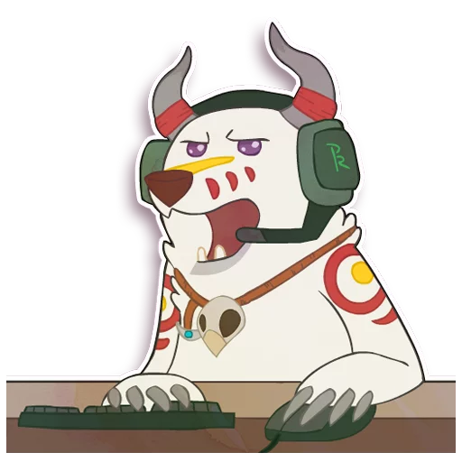 🎮 Стикер «PandaroohooDerp» для Telegram
