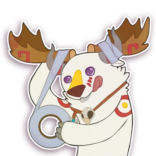🐄 Стикер «PandaroohooDerp» для Telegram