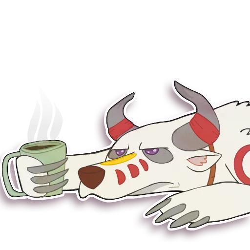 ☕ Стикер «PandaroohooDerp» для Telegram