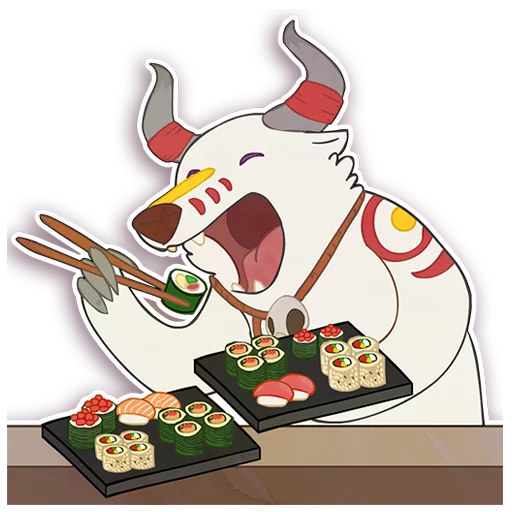 🍣 Стикер «PandaroohooDerp» для Telegram