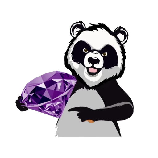 💎 Стикер «Panda Swap Sol» для Telegram