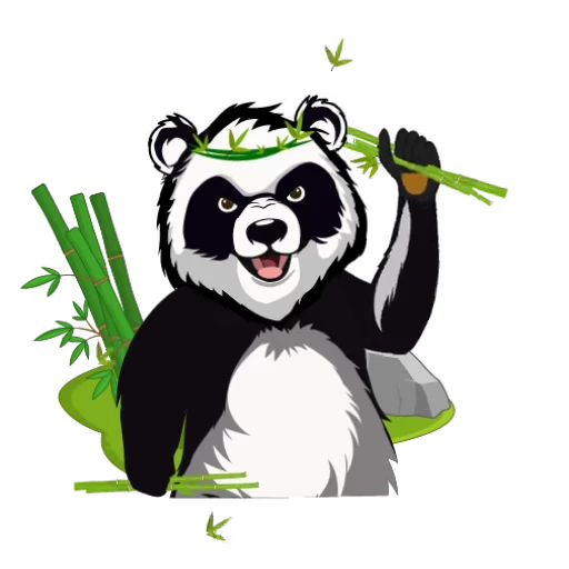 🎍 Стикер «Panda Swap Sol» для Telegram