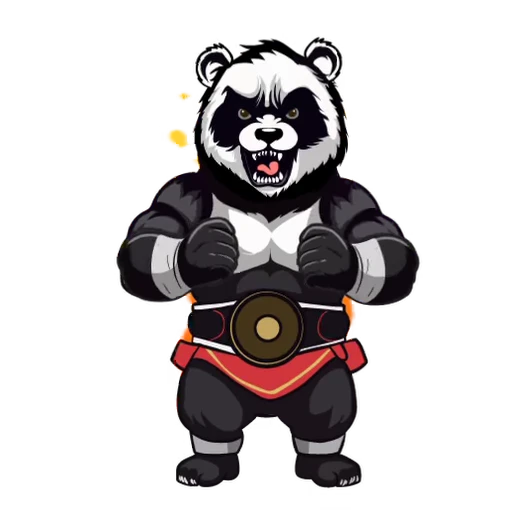 💪 Стикер «Panda Swap Sol» для Telegram
